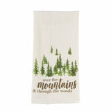 Mud Pie MP 41500129 Foliage Watercolor Towels