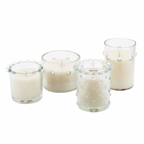 Mud Pie MP 49800155 Beaded Glass Candles