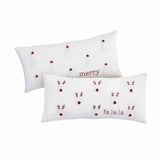 Mud Pie MP 41600401 Christmas French Knot Pillows