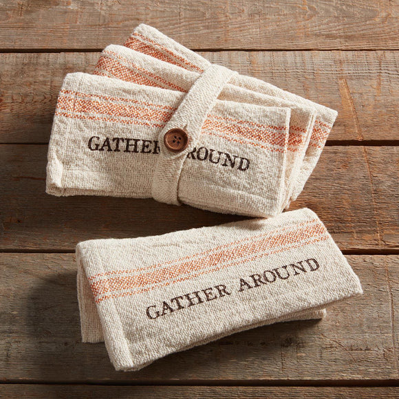 Mud Pie MP 42800034 Give Thanks Napkin Sets