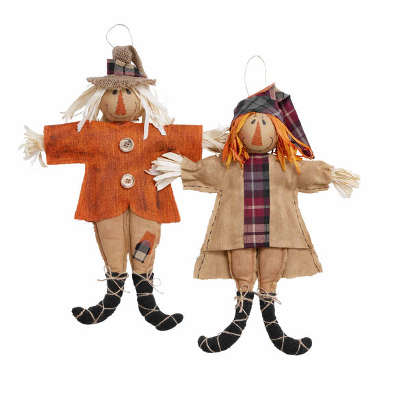 Mud Pie MP 42600636 Small Scarecrow Doll