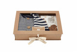 Mud Pie MP 11010238 Blue Stripe Boxed Gift Set