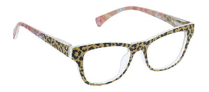 Peepers PS 2719 Orchid Island Blue Light Reading Glasses - Tan/Leopard Floral