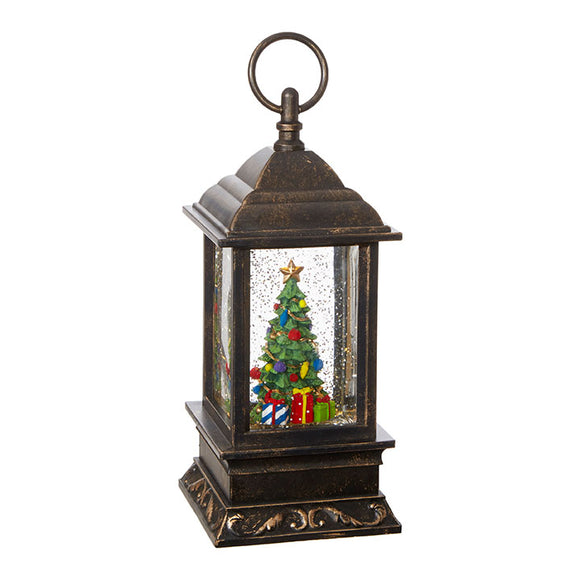 RAZ Imports RZ 3800778 9.5 Christmas Tree Musical Lighted Water Lantern