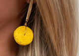 Millie B Designs MBD ELLE02 Ellie Earrings-Yellow