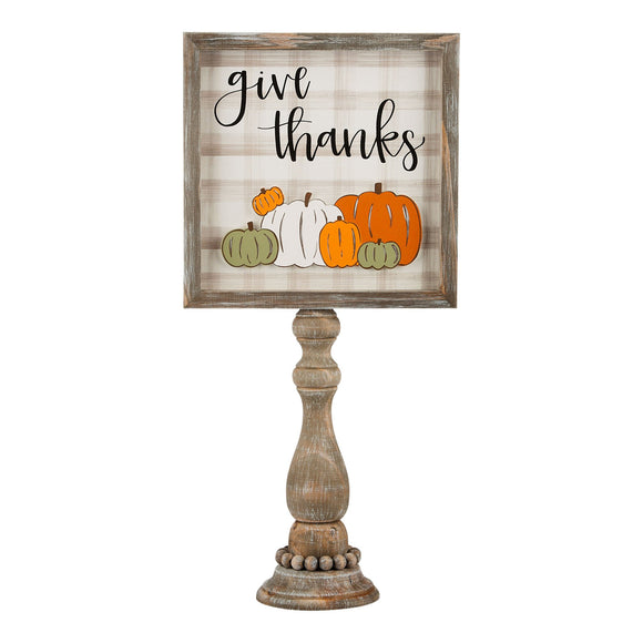 Glory Haus GH 36122902 Give Thanks Pumpkin Stand