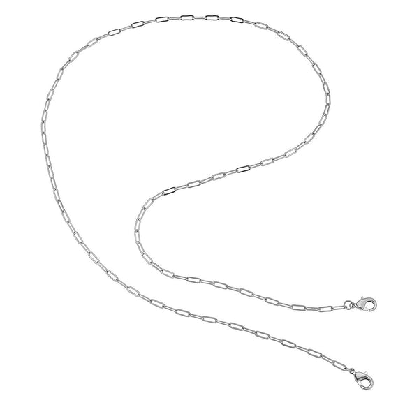 Canvas Jewelry CJ 22010M Soleil Small Paperclip Chain Mask Necklace