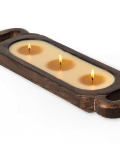 Himalayan Candle HC SCTR Small Wooden Candle Tray
