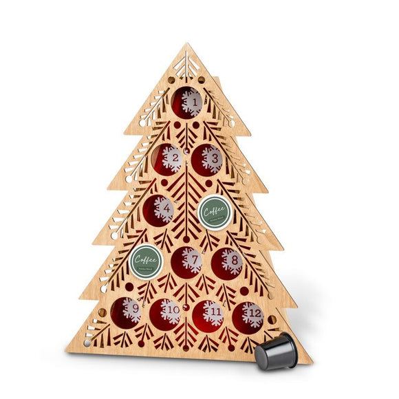 Demdaco 2020190219 Lit Coffee Pod Countdown Tree