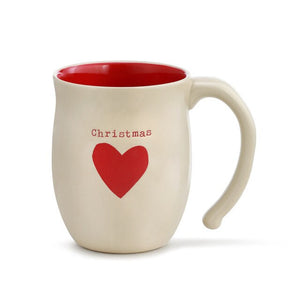 Demdaco 1004470050 Christmas Heart Mug