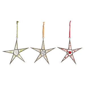 Demdaco 2020200045 Glass Star Ornaments