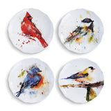 Demdaco 3005051491x Songbirds Appetizer Plate - 4 Styles