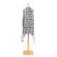 Demdaco 1004250386 Soft Knit Scarf Vest - Indigo on White