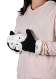 My Coffee Shoppe MCS H-60066 Marshmallow Companion Critter Mittens