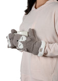 My Coffee Shoppe MCS H-60066 Marshmallow Companion Critter Mittens
