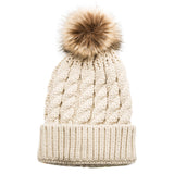 Top It Off TIO Emma Pom-Pom Knitted Hat