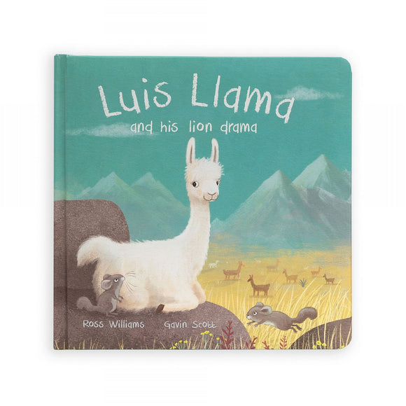 Jellycat Inc JI BK4LLUS Luis Llama Book