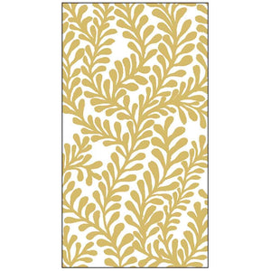 Paperproducts Design PD 1412981 Flora Gold Guest Towel