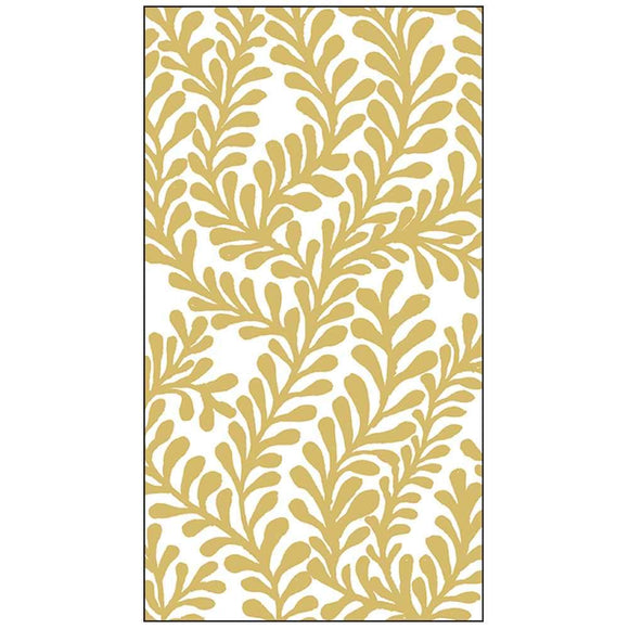 Paperproducts Design PD 1412981 Flora Gold Guest Towel
