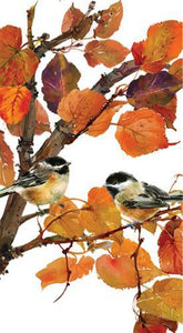 Paperproducts Design PD 3411066 Autumn Birds Guest Towel