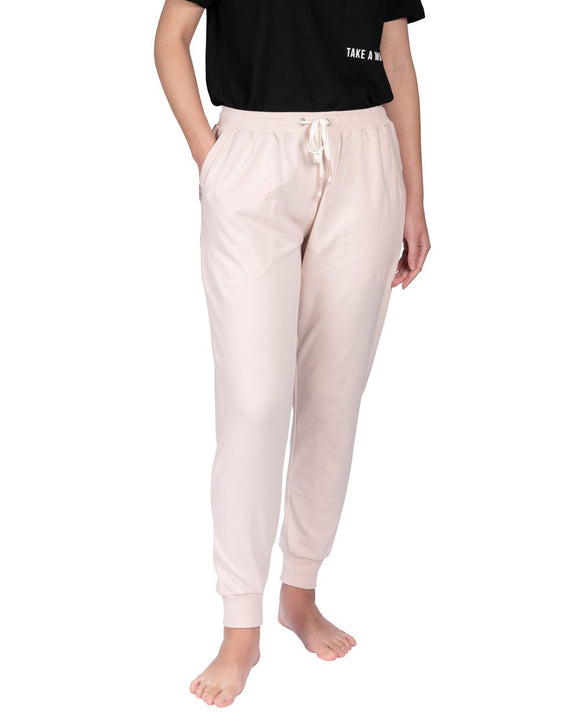 My Coffee Shoppe MCS 202070044MP Millennial Pink French Terry Jogger