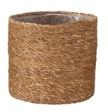 Creative Co-Op CCOP DF3196 Hand-Woven Seagrass Baskets with Plastic Lining