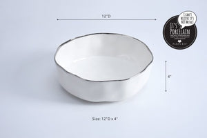 Pampa Bay PB CER-2648-W Extra Large Bowl