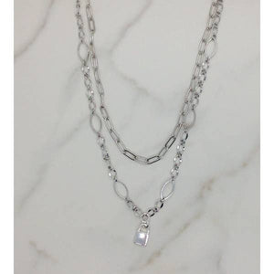 Lula 'n' Lee LL LVN.059-16 16" or 18" Silver Plated Chain Necklace