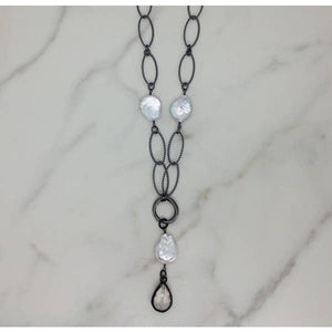 Lula 'n' Lee LL LVN.091-34 36" Matte Hematite Chain Neckace