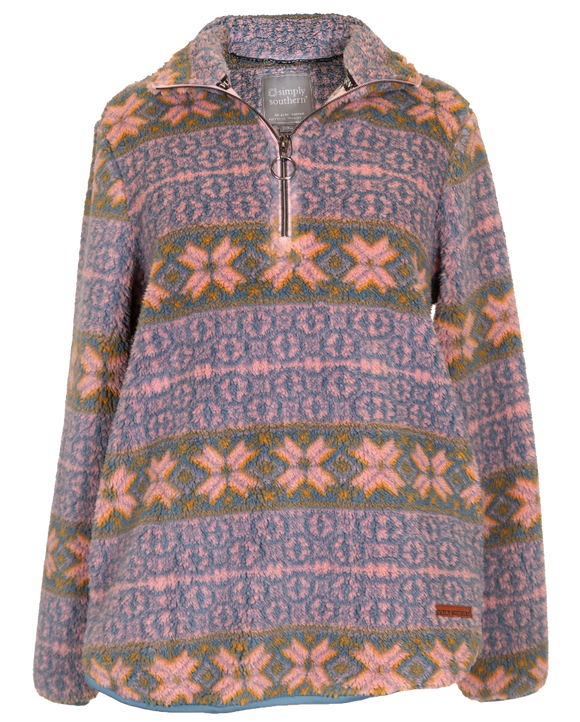 Simply Southern SS PP-0220-PRINTSHERPA Women's Pullover