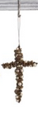 Creative Co-Op CCOP XC7611A  Metal Wire Cross w/ Beads Decoration, 4 Styles 8" - 6"H