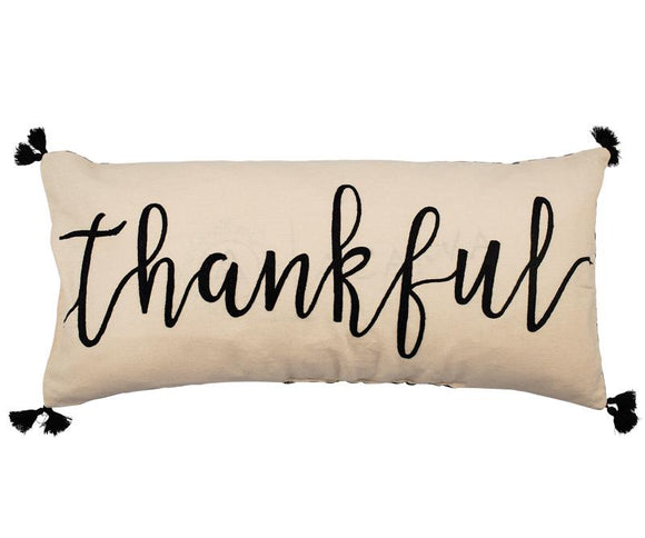 Glory Haus GH 72110533 Thankful Embroidered Pillow