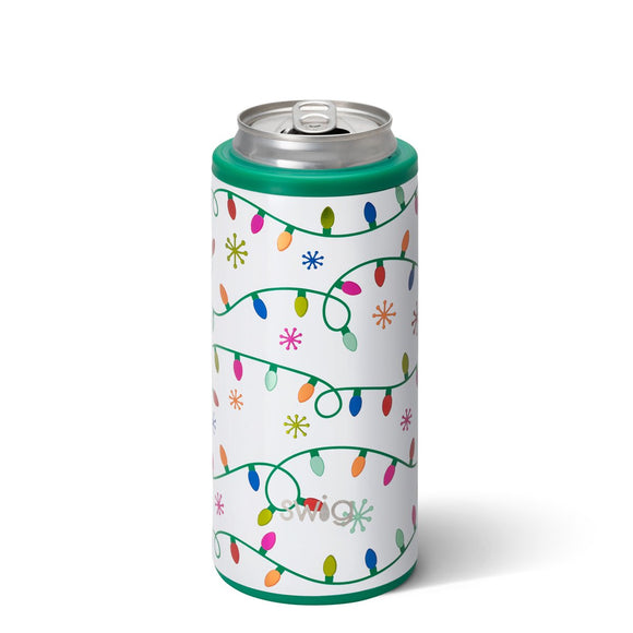 Swig Life Palm Springs Stainless Steel Insulated Skinny Can Cooler Coozie