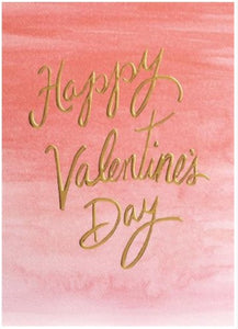 Design Design DD 100-79586 Watercolor Valentine's Day Card
