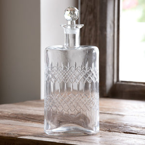 Park Hill Collection PHC ECL00106 Etched Glass Decanter