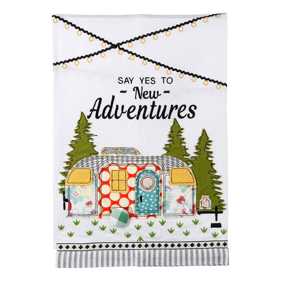 Glory Haus GH 70130520 Adventures Camper Tea Towel