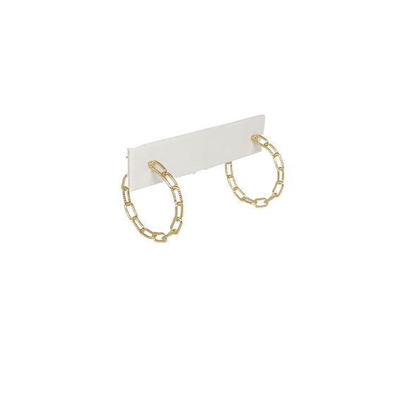 Millie B Designs MBD Iris Hoop Earrings-Gold