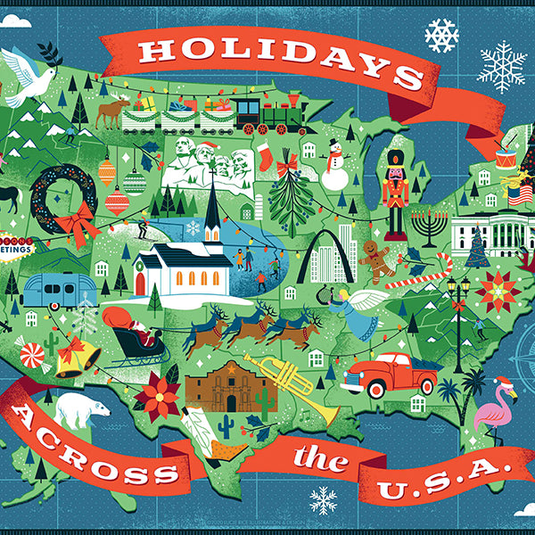 Holidays Planner Stickers Set
