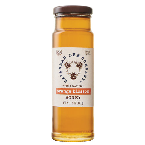 Savannah Bee Company SBC HTOB Orange Blossom Honey, 12oz