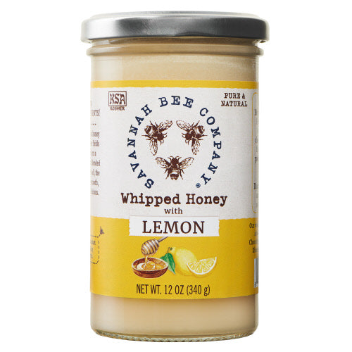 Savannah Bee Company SBC HWLEM Whipped Honey Lemon, 12oz