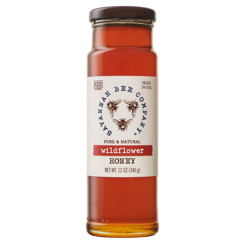 Savannah Bee Company SBC HTWF Wildflower Honey, 12oz