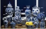 Two's Company TC 3400xx Blue and White Canton Collection