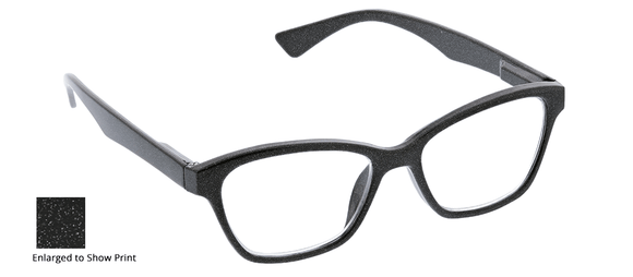 Peepers PS 2509 Glitz and Glam Blue Light Reading Glasses - Black