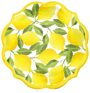 Sophistiplate LLC LMDSP-226 Lemons Dessert Plate