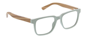 Peepers PS 2864 Homespun- Blue Light Reading Glasses Mint/Wood