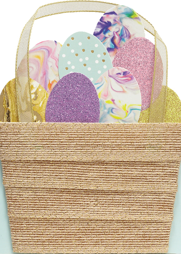 Design Design DD 100-79575 Fabric Easter Basket - Easter