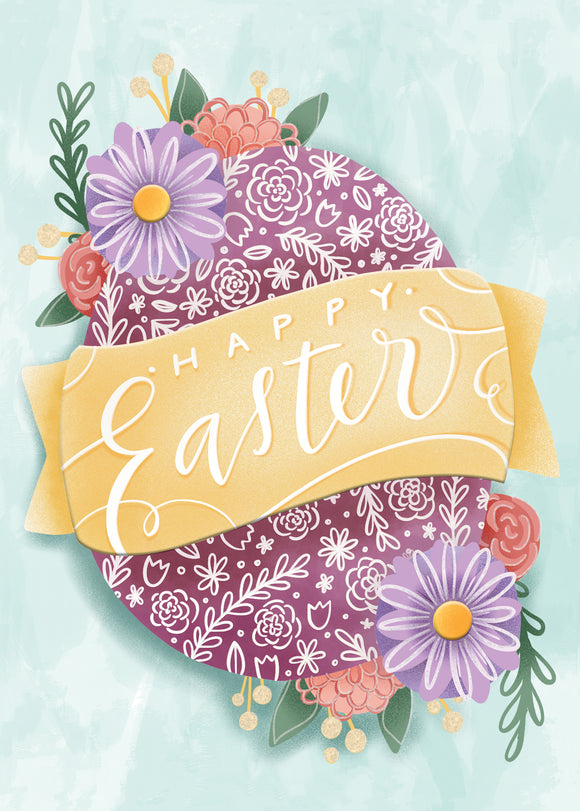 Design Design DD 100-79864 Ornate Happy Easter Egg - Easter