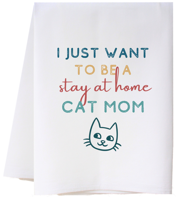 Southern Sisters Home SSH FSTCTM Cat Mom Towel