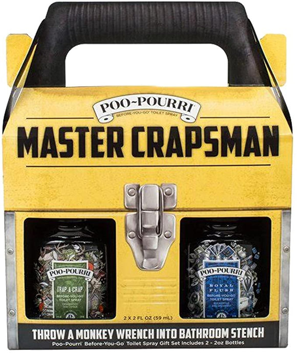 Poo Pourri PP Master Crapsman Gift Set - Royal Flush/Trap a Crap