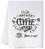 Cora & Pate 26 FSTxx Coffee Cocktail & Wine Tea Towel - 7 Styles